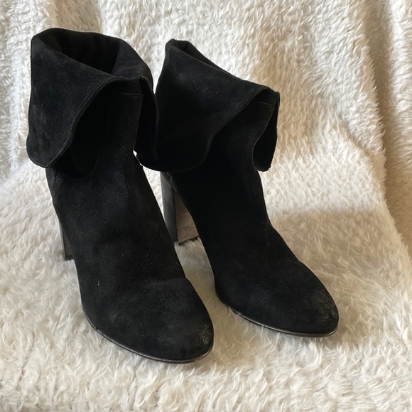 Free people Otalian vero cuoio suede heeled booties 40 - Picture 1 of 11